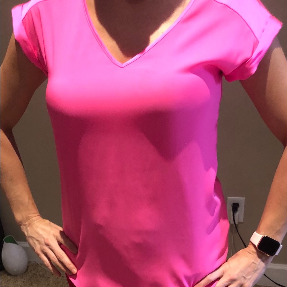 The express portofino shirt short sleeve small